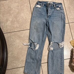 Abercrombie & Fitch 90s straight ultra high rise